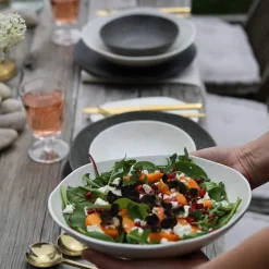 PORSGRUNDS PORSELÆNSFABRIK Porsgrunds Porselænsfabrik Natur Dyp Tallerken 24cm Lys Granitt Clearance