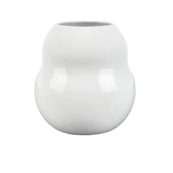PORSGRUNDS PORSELÆNSFABRIK Porsgrunds Porselænsfabrik Bølge Hvitt Vase 20cm Hot