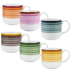 PORSGRUNDS PORSELÆNSFABRIK Porsgrunds Porselænsfabrik Marius Trendkrus Flerfarget 6stk Best