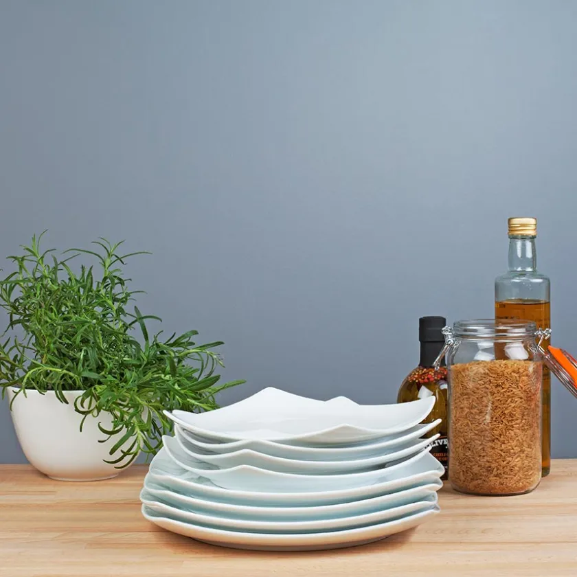 PORSGRUNDS PORSELÆNSFABRIK Porsgrunds Porselænsfabrik Sense Tallerken Firkant 21cm Sale