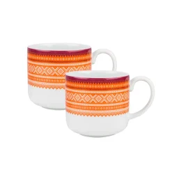 PORSGRUNDS PORSELÆNSFABRIK Porsgrunds Porselænsfabrik Marius Trend Krus 25 Cl Orange 2pk Sale