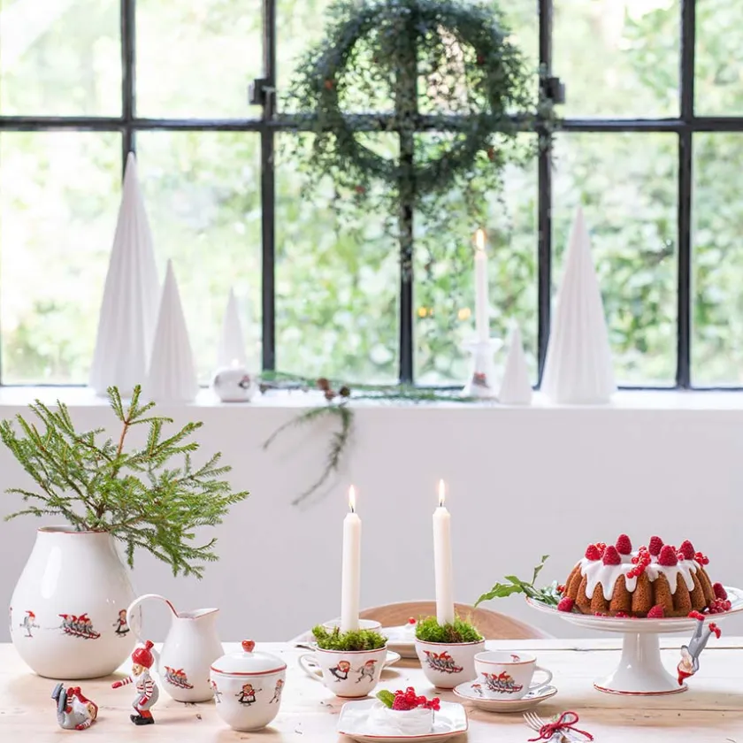 PORSGRUNDS PORSELÆNSFABRIK Porsgrunds Porselænsfabrik Nisseservise Vase 19cm Hot