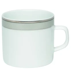 PORSGRUNDS PORSELÆNSFABRIK Porsgrunds Porselænsfabrik Saturn Platina Kopp & Skål Te New