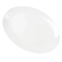 PORSGRUNDS PORSELÆNSFABRIK Porsgrunds Porselænsfabrik Bølge Hvitt Ovalt Serveringsfat 39cm Hot