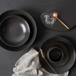 PORSGRUNDS PORSELÆNSFABRIK Porsgrunds Porselænsfabrik Natur Tallerken 26cm Matt Sort Sale