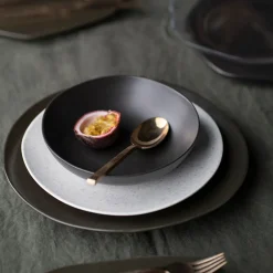 PORSGRUNDS PORSELÆNSFABRIK Porsgrunds Porselænsfabrik Natur Tallerken 26cm Matt Sort Sale