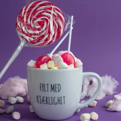 PORSGRUNDS PORSELÆNSFABRIK Porsgrunds Porselænsfabrik Hashtag Krus 38 cl Fylt Med Kjærlighet Clearance