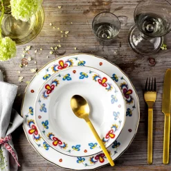 PORSGRUNDS PORSELÆNSFABRIK Porsgrunds Porselænsfabrik Bondemønster Tallerken Flat 27 cm Outlet