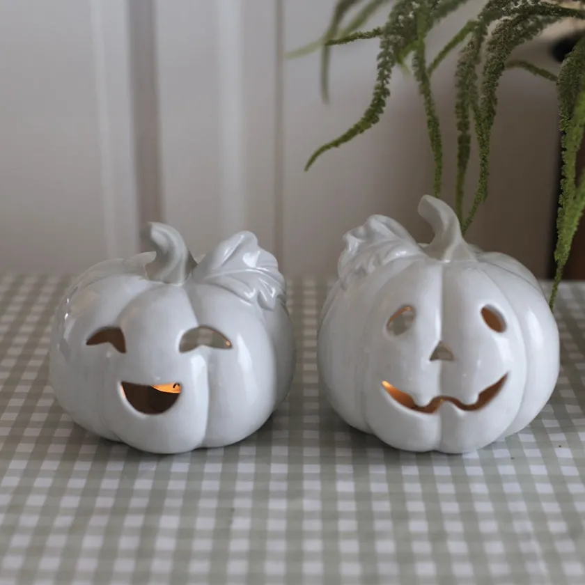 PORSGRUNDS PORSELÆNSFABRIK Porsgrunds Porselænsfabrik Gresskar Lyslykt Keramikk 15x14,5cm Online