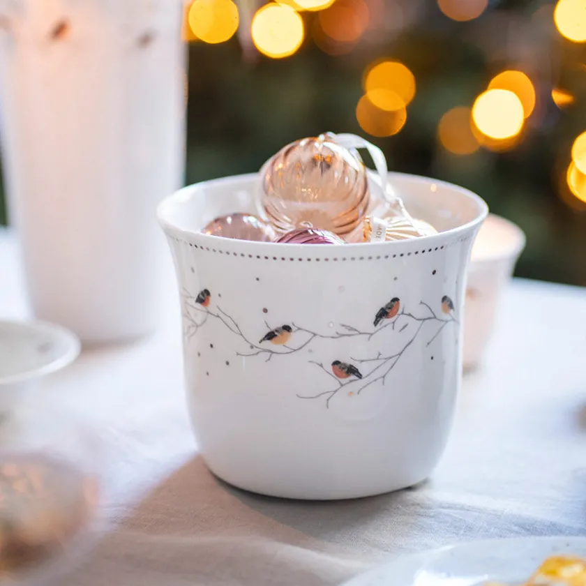 PORSGRUNDS PORSELÆNSFABRIK Porsgrunds Porselænsfabrik Dompap Blomsterpotte 16cm