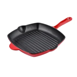 CHRISTIANIA 1739 Rød grillpanne i støpejern Best