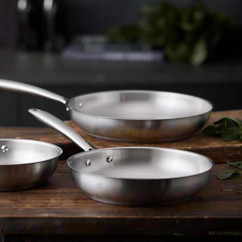 PILLIVUYT Roya Stekepanne Rustfritt Stål 24cm Hot