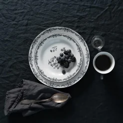 RÖRSTRAND Rørstrand Ostindia Svart Tallerken 27cm Sale