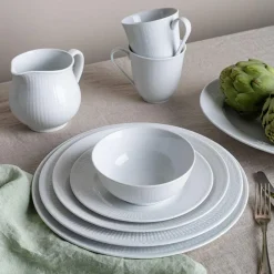 RÖRSTRAND Rörstrand Swedish Grace Snø Dyp Tallerken 25cm Hvit New