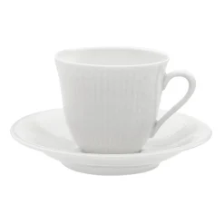 RÖRSTRAND Rörstrand Swedish Grace Snø Underskål Til Kaffekopp Hvit New
