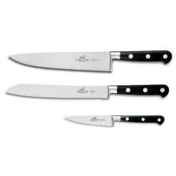 SABATIER Licorne Knivsett 3 Kniver Stål/Svart Online