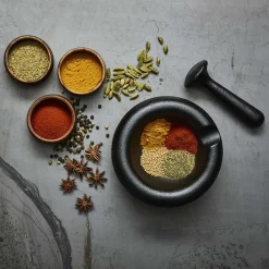 SCANPAN Maitre D' Morter med Støter 10cm Støpejern Eik Sale