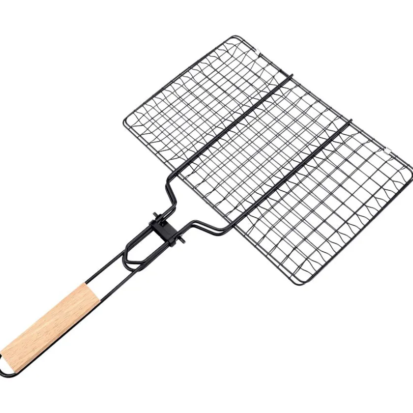 SEASONS BBQ Grillrist Sammenleggbar Jern m/Non-Stick 36,5X34,5cm Hot