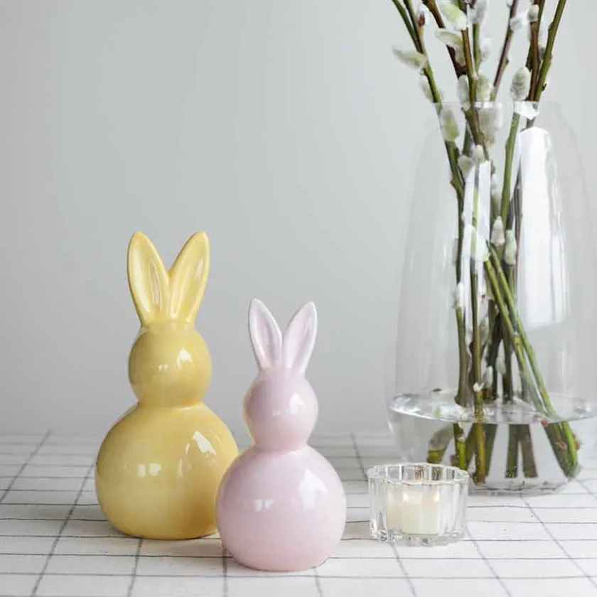 SEASONS Easter Collection Hare 18cm Gul Hot