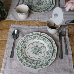 SEASONS Fall Collection Tallerken 21cm Grønn Print Outlet