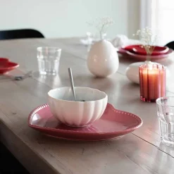 SEASONS Love Collection Hjerteformet Tallerken 25cm Rosa