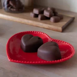 SEASONS Love Collection Hjerteformet Asjett 20cm Rød Clearance