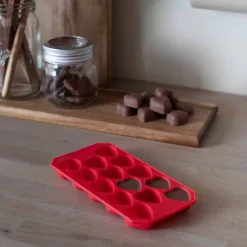 SEASONS Love Collection Isbitform Hjerter Silikon 22x11x2cm Rød Best