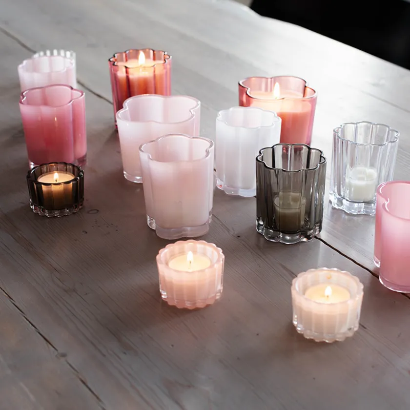 SEASONS Love Collection Lyslykt Rund 4cm Hvit Discount