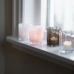 SEASONS Love Collection Lyslykt Blomst 8x7cm Hvit Clearance