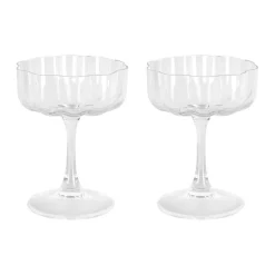 SEASONS Summer Collection Champagneskåler Blomst 25cl 2pk New