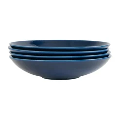 PORSGRUNDS PORSELÆNSFABRIK Sense Cobalt Dyp Tallerken 25cm 4pk