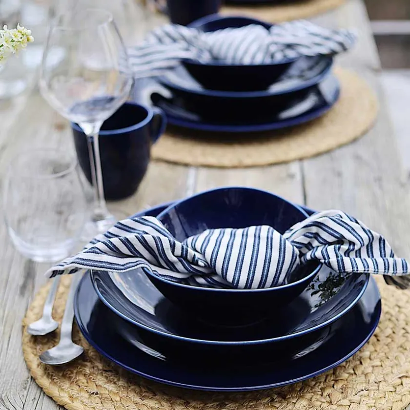 PORSGRUNDS PORSELÆNSFABRIK Sense Cobalt Tallerken 28cm 4pk Sale