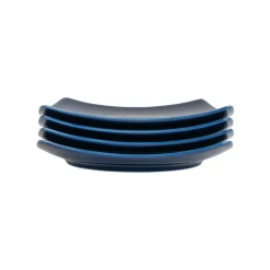 PORSGRUNDS PORSELÆNSFABRIK Sense Cobalt Tallerken Firkant 21cm 4pk Online