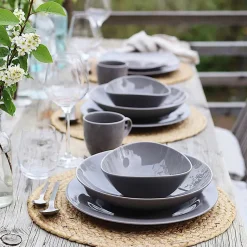 PORSGRUNDS PORSELÆNSFABRIK Sense Earth Tallerken 28cm 4pk New