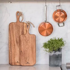 ZASSENHAUS Skjærebrett M. Håndtak Akacia 60 cm Outlet