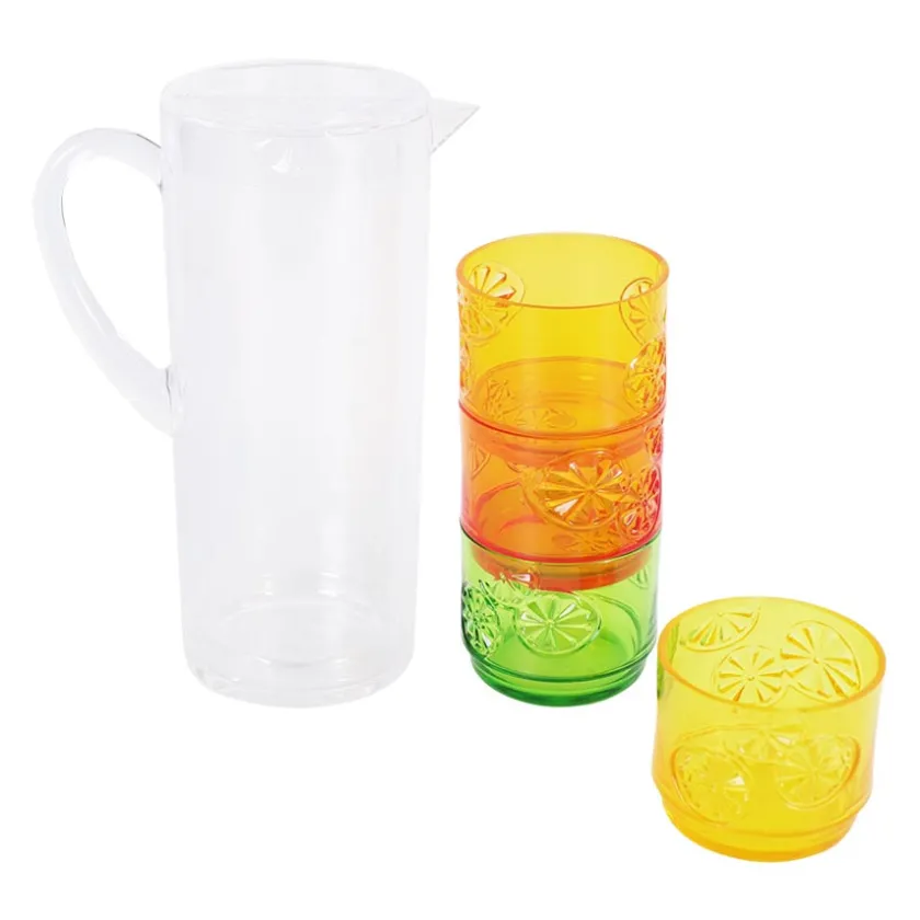 SEASONS Sommer Mugge 2L - Glass 4stk i plast Hot
