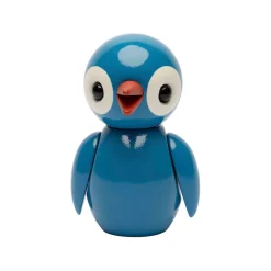 SPRING COPENHAGEN Lucky Light Blue fuglefigur i tre Sale