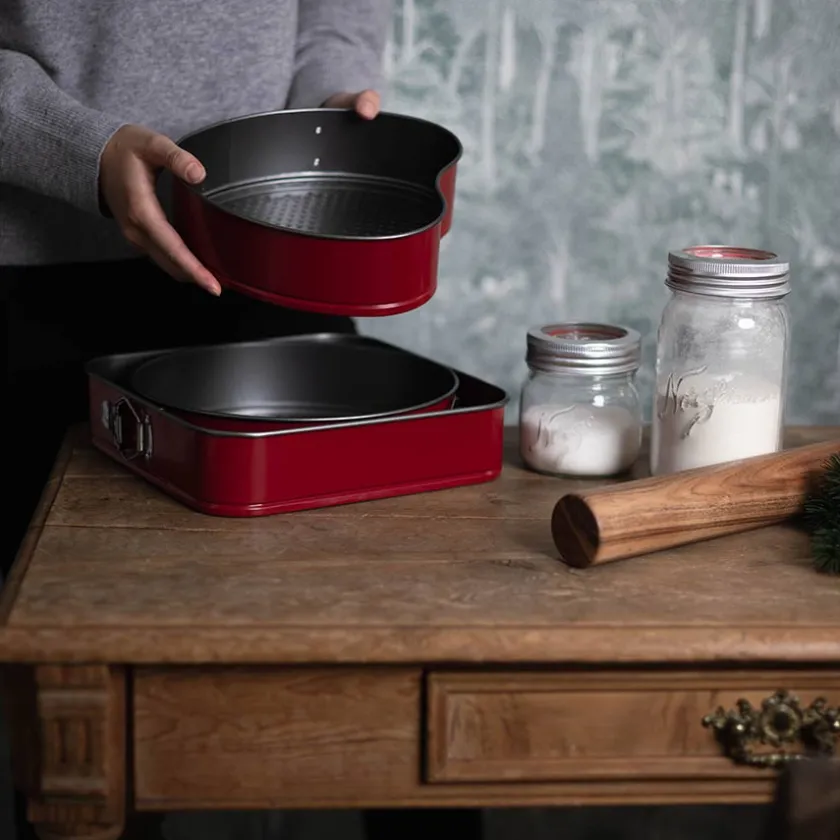 CHRISTIANIA 1739 Springform Sett Rød 3pk 24cm / 26cm / 27cm Online