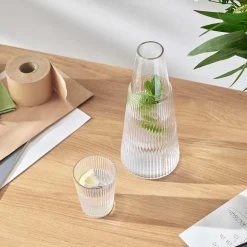 STELTON Pilastro Karaffel Med Glass 1L Hot