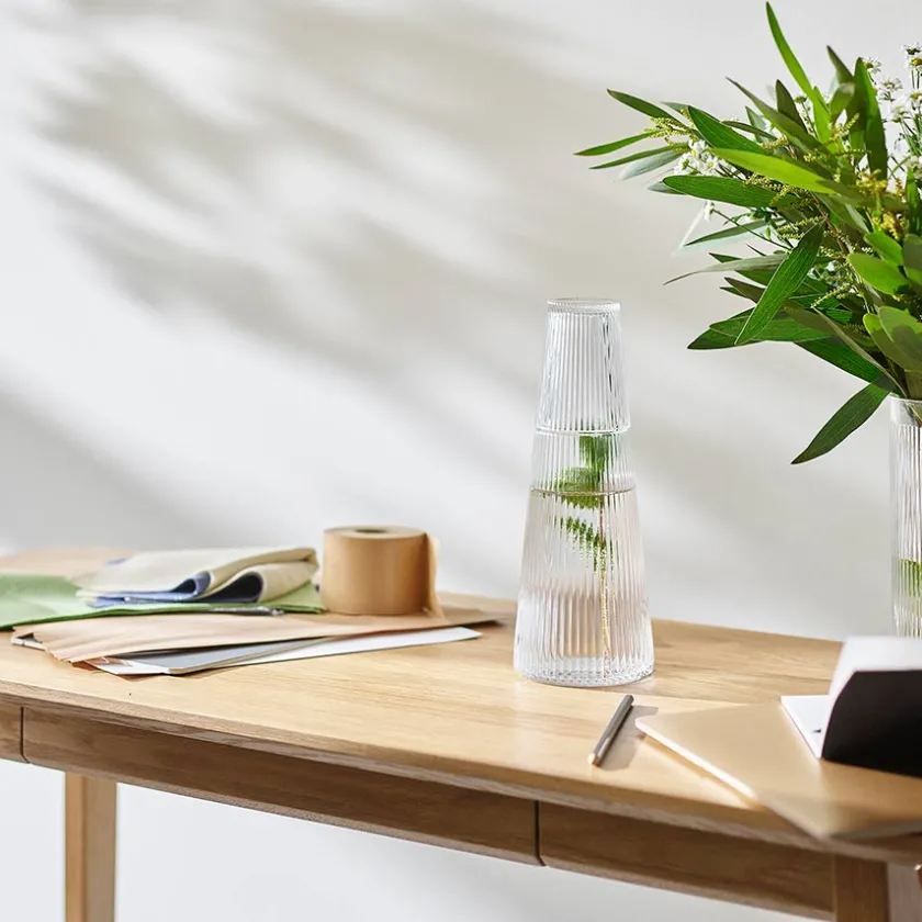 STELTON Pilastro Karaffel Med Glass 1L Hot