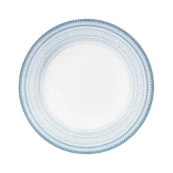 PORSGRUNDS PORSELÆNSFABRIK TALLERKEN FLAT 22 CM BLÅ - 4PK Best