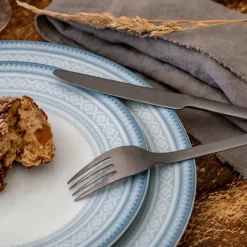 PORSGRUNDS PORSELÆNSFABRIK TALLERKEN FLAT 28 CM BLÅ - 4PK Online