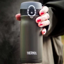 THERMOS Termokopp JMY Rustrfritt Stål 350ml Army Sale