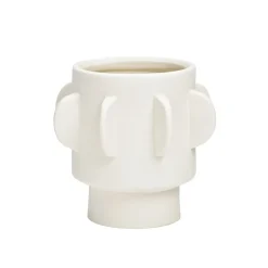 G.WURM Vase Porselen Hvit 14 cm New