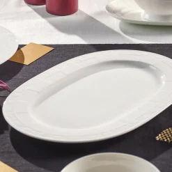 VILLEROY & BOCH White Pearl Ovalt Fat 35cm Best