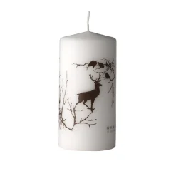 WIK & WALSØE Wik & Walsøe Alveskog Kubbelys 14x7cm Clearance