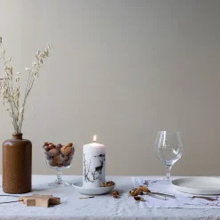 WIK & WALSØE Wik & Walsøe Alveskog Kubbelys 14x7cm Clearance