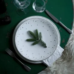 WIK & WALSØE Wik & Walsøe Julemorgen Girlander Tallerken 28cm 2pk Hot