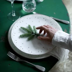 WIK & WALSØE Wik & Walsøe Julemorgen Girlander Tallerken 28cm 2pk Hot