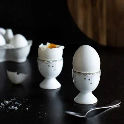 WIK & WALSØE Wik & Walsøe Julemorgen Girlander Eggeglass 2pk Clearance